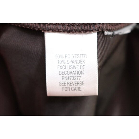 Simply Vera Wang Brown Velvet Long Sleeve Tunic-Size Medium-Soft-Washable - Picture 7 of 11